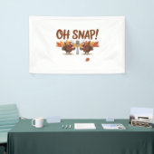 Oh Snap Turkey Day Funny Night of Thanksgiving Ess Spandoek (Beurs)