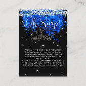 Oh Snap, we willen je foto's zien Visitekaartje (Voorkant)