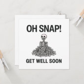 Oh Snap word snel beter Kaart (Voorkant / Achterkant in situ)