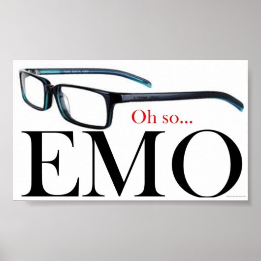 Oh So Emo Poster (Voorkant)