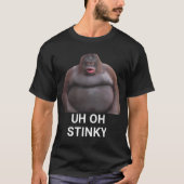 Oh Stinky Poop Dank Memes Le Monke T-shirt (Voorkant)