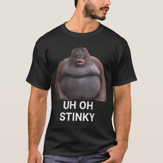 Oh Stinky Poop Dank Memes Le Monke T-shirt (Voorkant)
