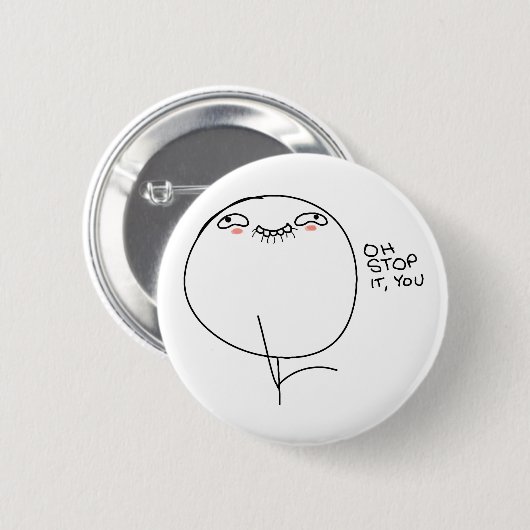Oh stop ermee, jij - Pinback Button (Voorkant /achterkant)