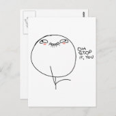 Oh stop ermee, jij - Post Card Briefkaart (Voorkant / Achterkant)