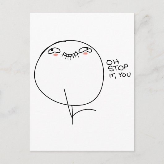 Oh stop ermee, jij - Post Card Briefkaart (Voorkant)