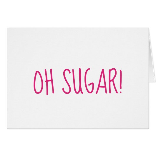 Oh Sugar vergeten verjaardag/verjaardagsroze (Voorkant Horizontaal)