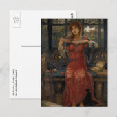 Oh Swallow, Slim door John Melhuish Strudwick Briefkaart (Voorkant / Achterkant)