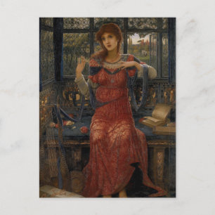Oh Swallow, Slim door John Melhuish Strudwick Briefkaart