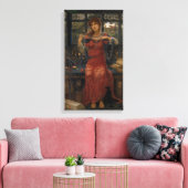 Oh Swallow, Slim door John Melhuish Strudwick Canvas Afdruk (Insitu (Woonkamer))