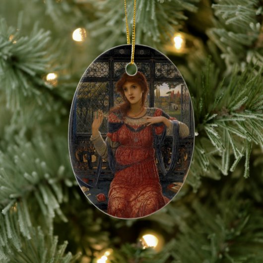 Oh Swallow, Slim door John Melhuish Strudwick Keramisch Ornament (Boom)