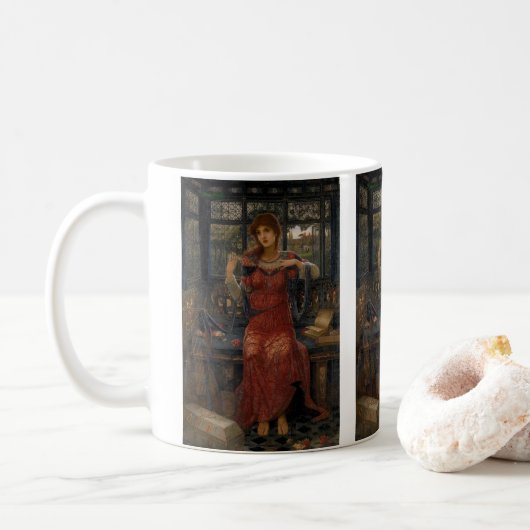 Oh Swallow, Slim door John Melhuish Strudwick Koffiemok (Met donut)