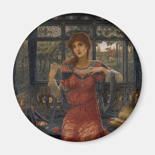 Oh Swallow, Slim door John Melhuish Strudwick Magneet (Voorkant)