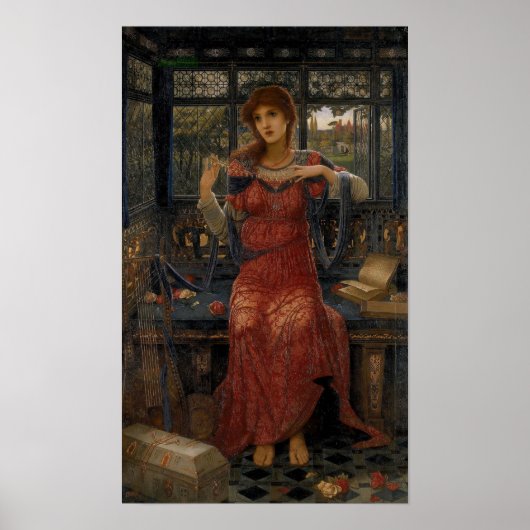 Oh Swallow, Slim door John Melhuish Strudwick Poster (Voorkant)