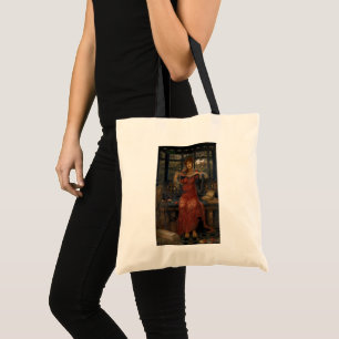 Oh Swallow, Slim door John Melhuish Strudwick Tote Bag