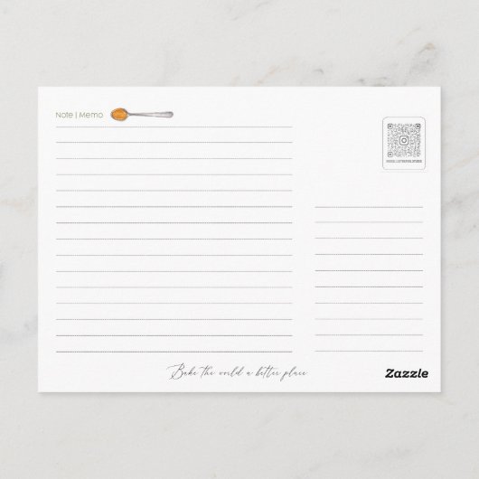 OH SWEET briefkaart (Achterkant)