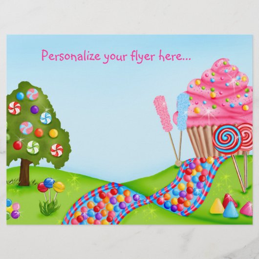 Oh Sweet Candyland Flyer / Letterhead (Voorkant)