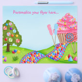 Oh Sweet Candyland Flyer / Letterhead (Enkel)