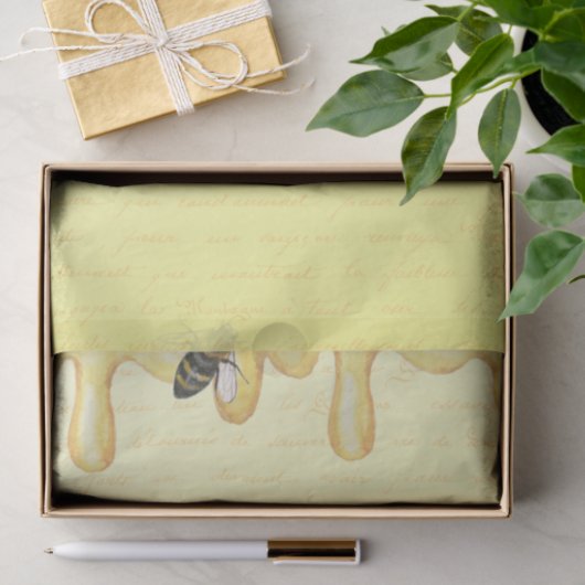 Oh Sweet Honeybee Franse  ontkoppeling Tissuepapier (Geschenk)