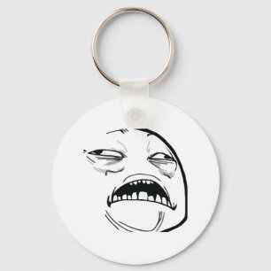 Oh Sweet Jesus denkt dat goed Rage Face Meme Sleutelhanger