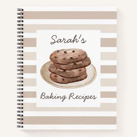 Oh Sweet | Koekkerdessert Baking Recipe Notitieboek (Voorkant)