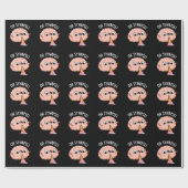Oh Synapse Funny Brain Pun Dark BG Cadeaupapier (Vlak)