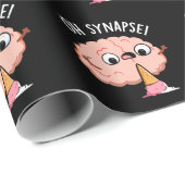 Oh Synapse Funny Brain Pun Dark BG Cadeaupapier (Rol Hoek)