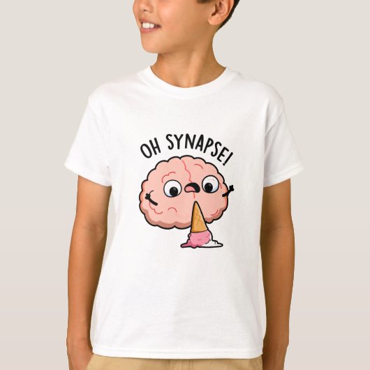 Oh Synapse Funny Brain Pun T-shirt (Voorkant)