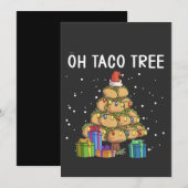 Oh Taco Boom Feestelijke Mexicaanse Eten Hilarisch Kaart (Voorkant / Achterkant)