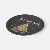 Oh Taco Boom Feestelijke Mexicaanse Eten Lelijke K Papieren Bordje (Gekanteld)