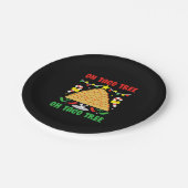 Oh Taco Boom Mexicaanse Food Taco Lover Kerstmis Papieren Bordje (Gekanteld)