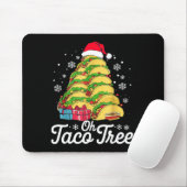 Oh Taco Tree Christmas Cute Xmas Mexican Food Love Muismat (Met muis)
