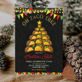 Oh Taco Tree Christmas Fiesta Mexicaanse partij Kaart
