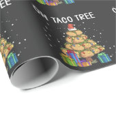Oh Taco Tree Grappig Mexicaans eten Lelijke Kerst Cadeaupapier (Rol Hoek)
