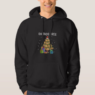 Oh Taco Tree Grappig Mexicaans eten Lelijke Kerst Hoodie