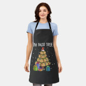 Oh Taco Tree Grappig Mexicaans eten Lelijke Kerst Schort (Gedragen)