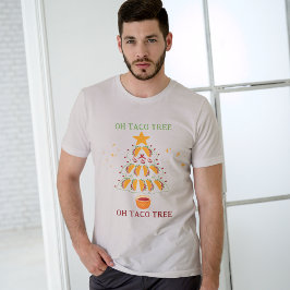 Oh Taco Tree kerstboom voor Taco liefhebbers Tri-Blend Shirt