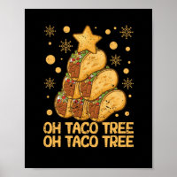 Oh Taco Tree Kerstpyjama Xmas Mexicaans voedsel
