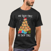 Oh Taco Tree Mexican Food Taco Lover Kerstmis Xma T-shirt (Voorkant)
