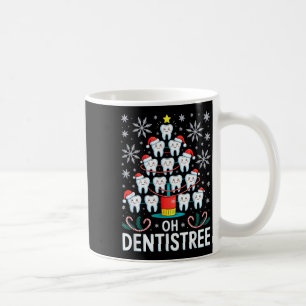 Oh Tandartsboom - Grappige Kerstboom Tandheelkundi Koffiemok