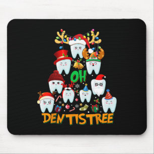 Oh Tandheelkundige Leuke Kerstboom Tandheelkundige Muismat