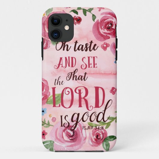 Oh Taste en zie dat de Heer goed is, 34:8 Case-Mate iPhone Case (Achterkant)