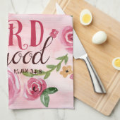 Oh Taste en zie dat de Heer goed is, 34:8 Theedoek (Quarter Fold)