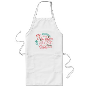 Oh Taste en zie Holiday Apron Lang Schort