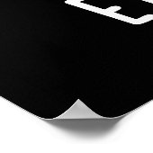 Oh The Eye-rony Funny Eyeball Pun Dark BG Poster (Hoek)