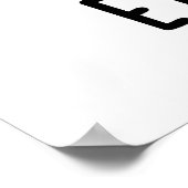 Oh The Eye-rony Funny Eyeball Pun Poster (Hoek)