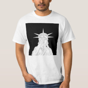 Oh the shame Vrijheidsbeeld VS te koop chaos T-shirt