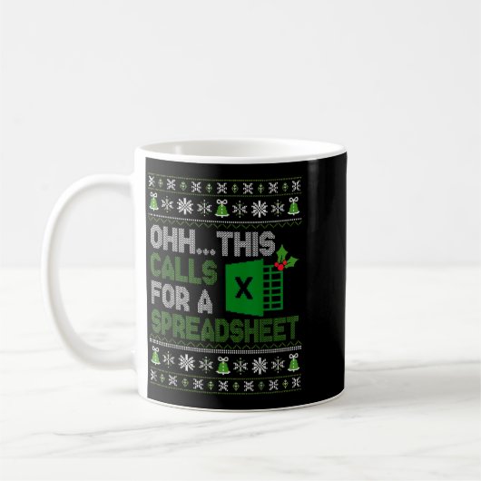 Oh This Calls For A Spreadsheet Christmas Excel Koffiemok (Links)