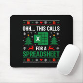 Oh This Calls For A Spreadsheet Christmas Muismat (Met muis)