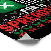 Oh This Calls For A Spreadsheet Christmas Sweater Poster (Hoek)