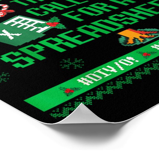 Oh This Calls For A Spreadsheet Christmas Sweater  Poster (Hoek)